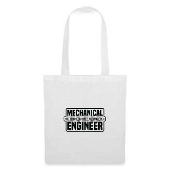Mechanical engineer - Tote Bag - white - Front