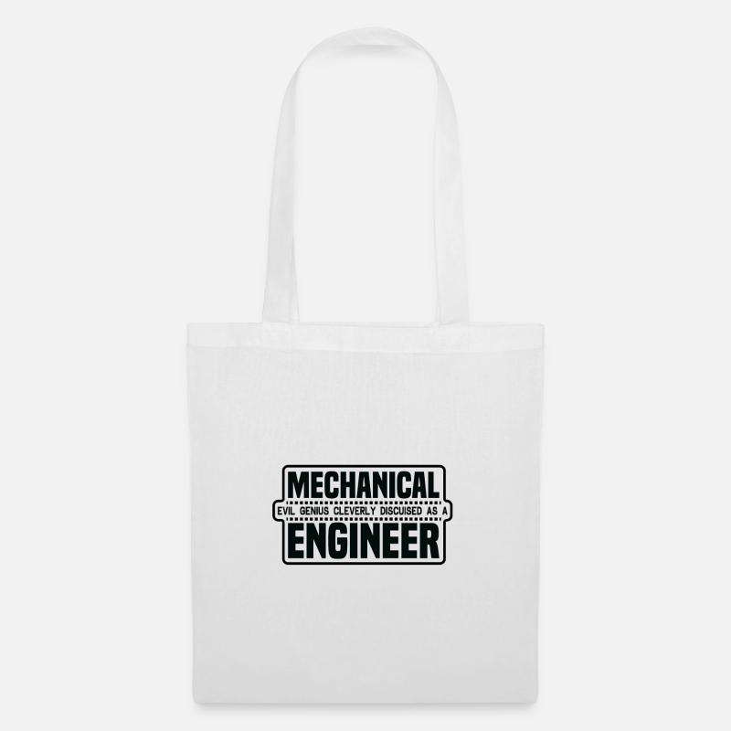 Mechanical Engineer - Stoffbeutel - Weiß