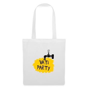 Papa Party (fête des pères) - Sac en tissu - blanc - Devant