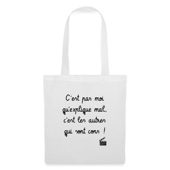 C'est pas moi qu'explique mal... Kaameløtt - Drôle - Sac en tissu - blanc - Devant