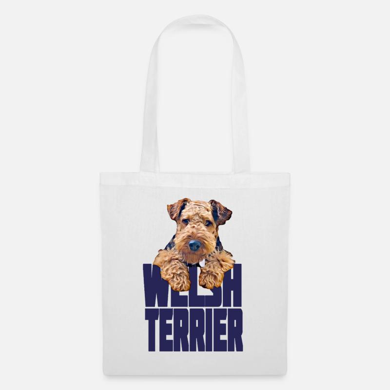 Welsh Terrier - Tote Bag - white