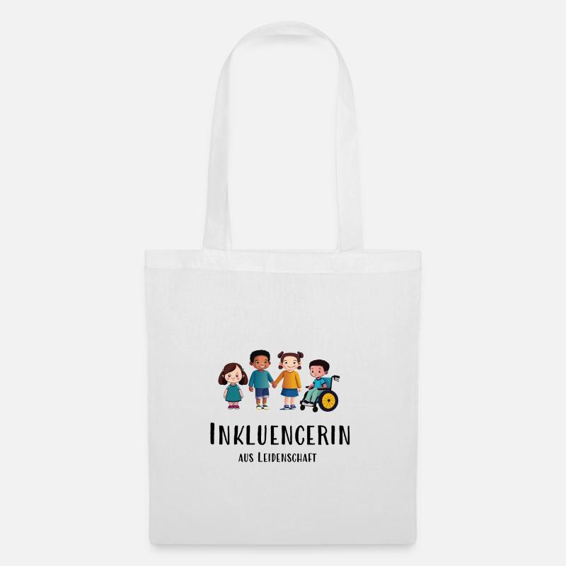 Inkluencerin - Stoffbeutel - Weiß