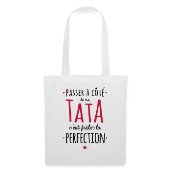 my Tata is perfection! - Tote Bag - white - Front