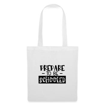FIRST DAY OF SCHOOL ENROLMENT ABC START SLOGAN MOTIVE - Tote Bag - white - Front