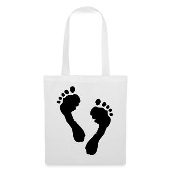 Feet Silhouette - Tote Bag - white - Front