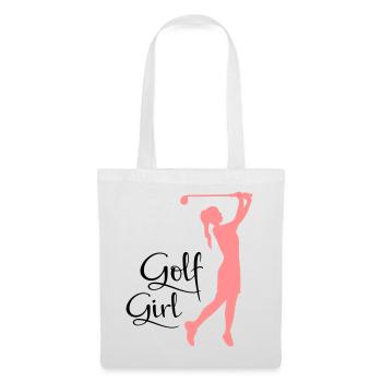 golf frauen - Stoffbeutel - Weiß - Vorne