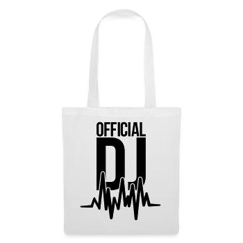 dj - Tote Bag - white - Front