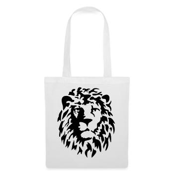 loewe raubkatze - Stoffbeutel - Weiß - Vorne