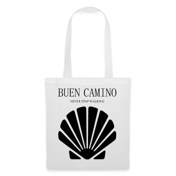 Buen Camino n’arrête jamais de marcher - Sac en tissu - blanc - Devant