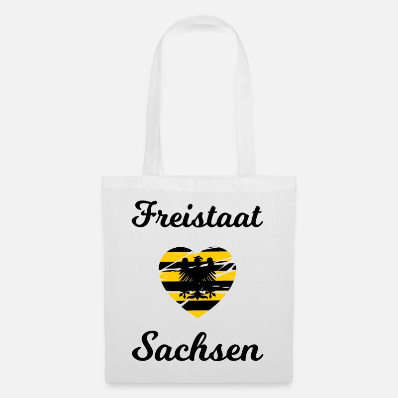 Freistaat Sachsen - Stoffbeutel - Weiß