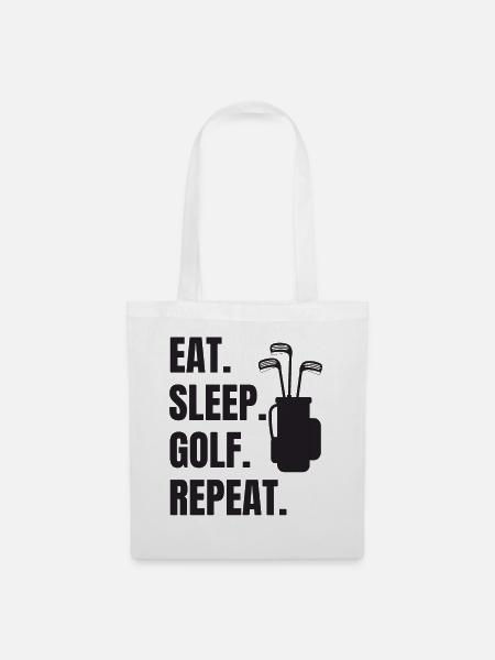Golf-Humor - Stoffbeutel - Weiß
