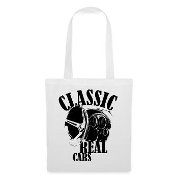 classic real cars illustration symbol cars logo - Tote Bag - white - Front
