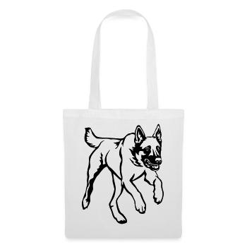 Malinois - Sac en tissu - blanc - Devant