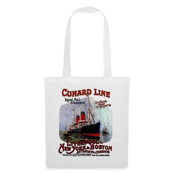 PAQUEBOT TRANSATLANTIQUE CREA LOUIS RUNEMBERG - Sac en tissu - blanc - Devant