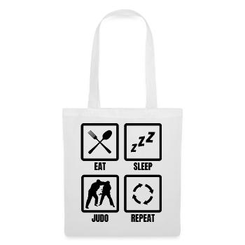 Judoka Routine - Stoffbeutel - Weiß - Vorne