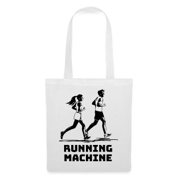 RUNNING MACHINE - Stoffbeutel - Weiß - Vorne