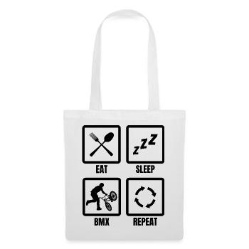 Horaire BMX - Sac en tissu - blanc - Devant
