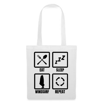 Windsurfer Routine - Tote Bag - white - Front