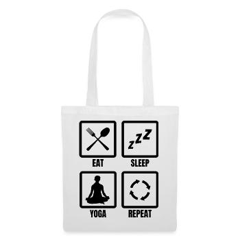 Yoga Routine - Tote Bag - white - Front