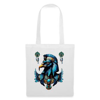 Horus, le dieu faucon égyptien. - Sac en tissu - blanc - Devant