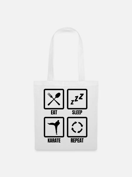 Karate Routine - Stoffbeutel - Weiß
