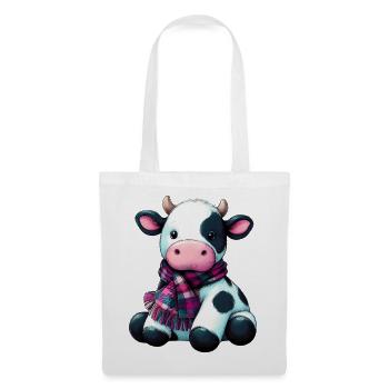 Vache - Sac en tissu - blanc - Devant