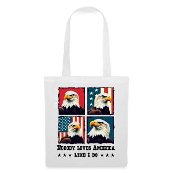 Bald eagle - Tote Bag - white - Front