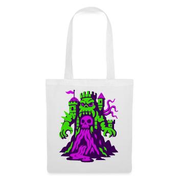 Kraken Fantasy Castle - Tote Bag - white - Front