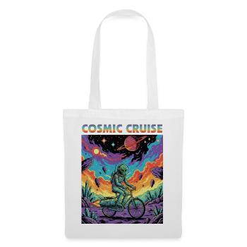 Cosmic Cruise Astronaut Rider - Stoffbeutel - Weiß - Vorne