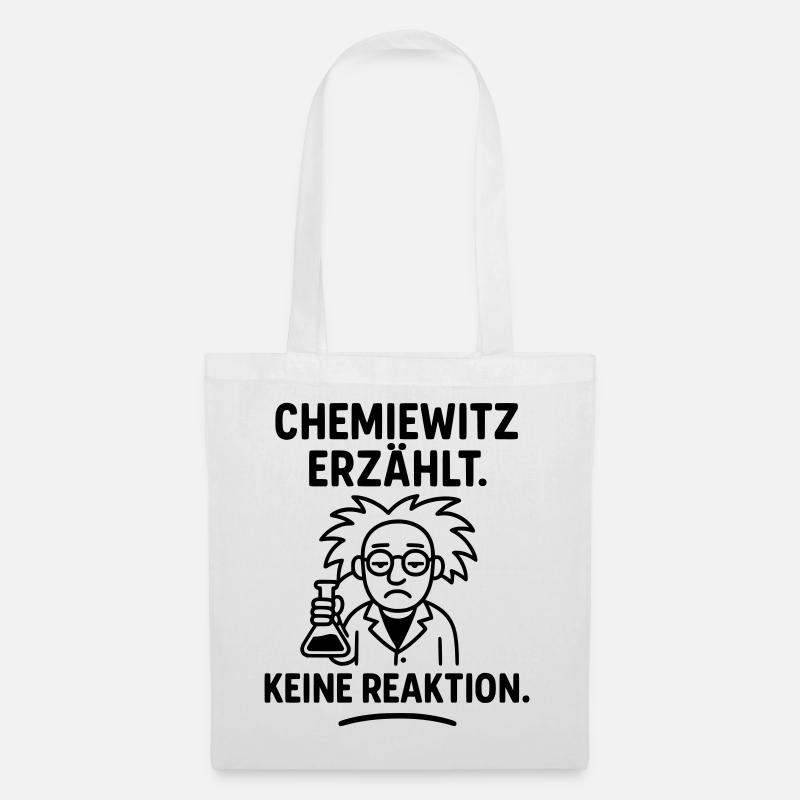 chemiewitz keine reaktion - Stoffbeutel - Weiß