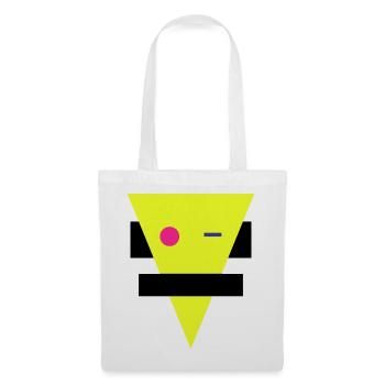 Neon Geometrische Silhouette - Stoffbeutel - Weiß - Vorne