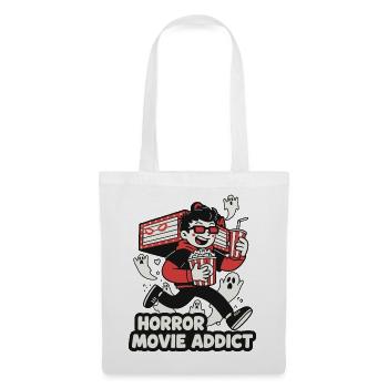 Horror Movie Addicted Moviegoer - Tote Bag - white - Front
