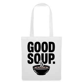Diction du bon mème de soupe pour les amateurs de gastronomie - Sac en tissu - blanc - Devant
