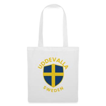Swedish Shield Emblem with Flag - Tote Bag - white - Front