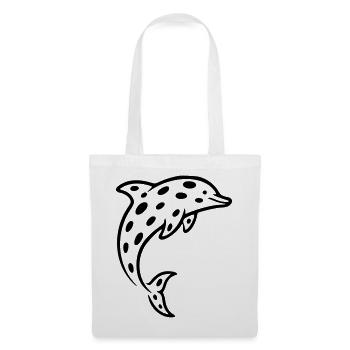 Delfin - Stoffbeutel - Weiß - Vorne