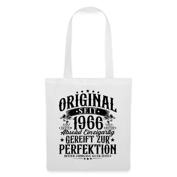 Cadeau d’anniversaire original de 1966 - Sac en tissu - blanc - Devant