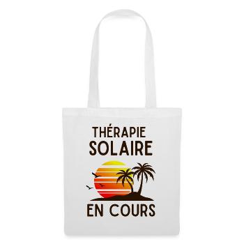 Thérapie Solaire en Cours - Sac en tissu - blanc - Devant