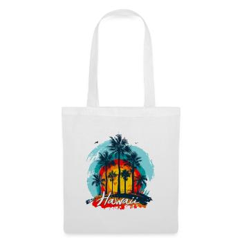 Palm Sunset Hawaii Splash - Stoffbeutel - Weiß - Vorne
