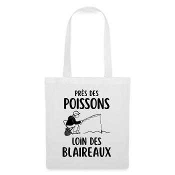 Humour pêche pêcheur  - Sac en tissu - blanc - Devant