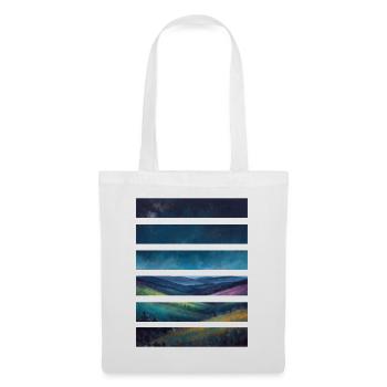 Couches Paysages Nocturnes - Sac en tissu - blanc - Devant