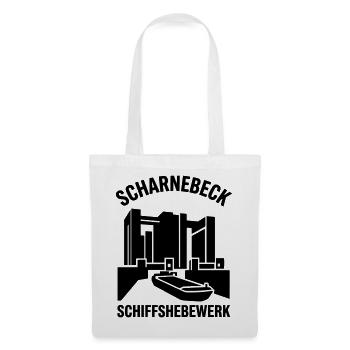 Scharnebeck Schiffshebewerk - Stoffbeutel - Weiß - Vorne