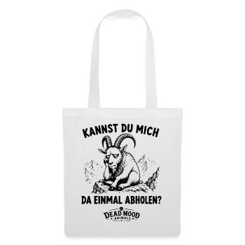 Genervter Steinbock | Meeting Buzzword Humor - Stoffbeutel - Weiß - Vorne