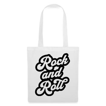 Rock and roll - Sac en tissu - blanc - Devant