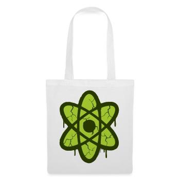 Atom Symbol Graffiti Logo - Tote Bag - white - Front