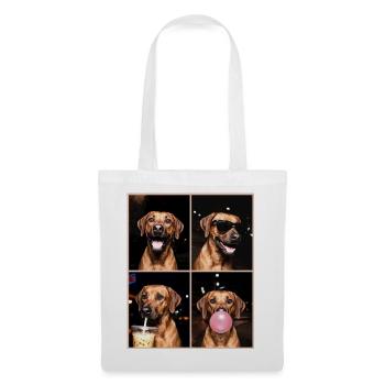 Hunde Rhodesian Ridgeback Hund - Stoffbeutel - Weiß - Vorne