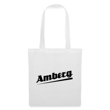 Amberg - Textdesign mit Stadtnamen - Stoffbeutel - Weiß - Vorne