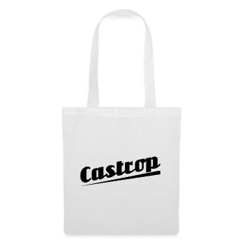 Castrop - Textdesign mit Stadtnamen - Stoffbeutel - Weiß - Vorne