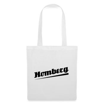 Homberg - Textdesign mit Stadtnamen - Stoffbeutel - Weiß - Vorne