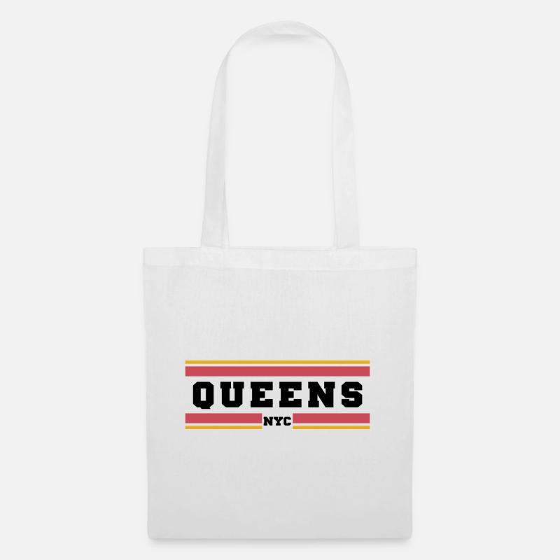 Queens Nyc - Stoffbeutel - Weiß