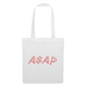 ASAP Neon Sketch Rot - Stoffbeutel - Weiß - Vorne